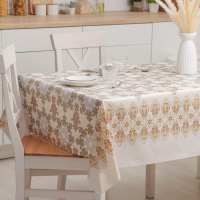 Клеёнка на стол Доляна &laquo;Шарм&raquo;, на нетканой основе, ширина 137 см, толщина 0,2 мм, рулон 20 м