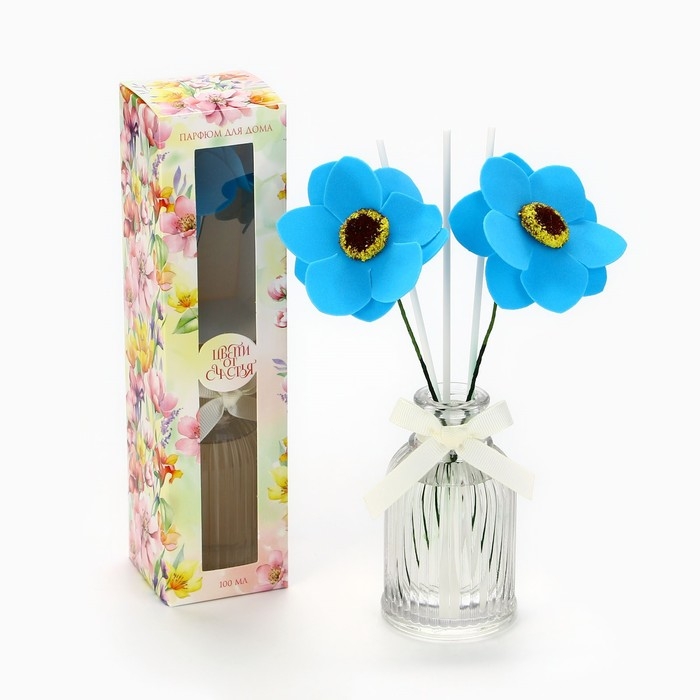 Диффузор ароматический палочки, ароматизатор для дома «Аромадиффузор: Цвети от счастья», аромат океан, 100 мл. Диффузор ароматический палочки, ароматизатор для дома «Аромадиффузор: Цвети от счастья», аромат океан, 100 мл.