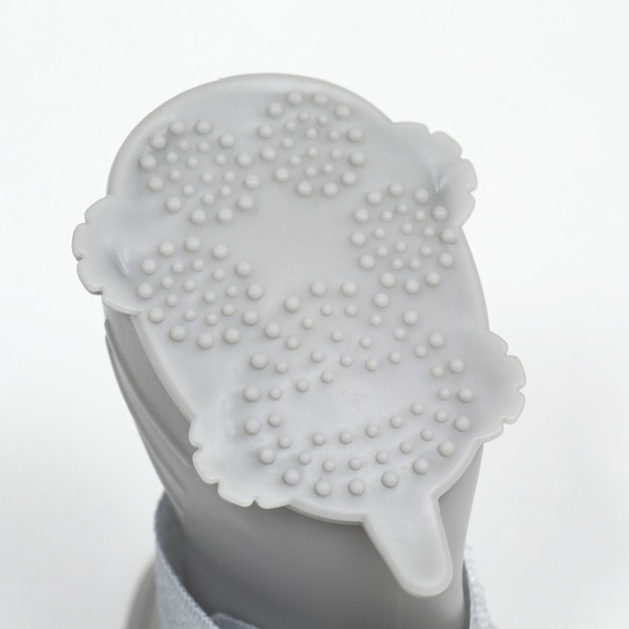 Ботинки для собак, резиновые, набор 4 шт, размер L , серые Ботинки для собак, резиновые, набор 4 шт, размер L , серые