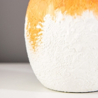 Настольная лампа "Зефир" Е14 40Вт оранжевый белый 30х30х33см RISALUX Настольная лампа "Зефир" Е14 40Вт оранжевый белый 30х30х33см RISALUX