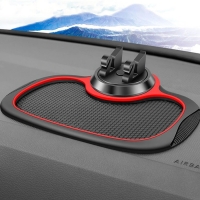 Коврик противоскользящий с подставкой для телефона, 19&times;24 см