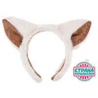 Карнавальный ободок «Кошечка», цвет белый Карнавальный ободок «Кошечка», цвет белый