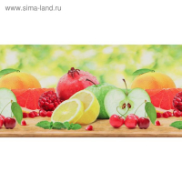 Кухонный фартук ПВХ "Фрукты" пластик 3000x600мм