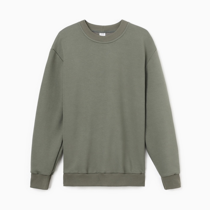 Джемпер мужской MINAKU: Basic line MAN  , цвет хаки, р-р 52