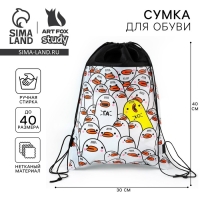 Мешок для обуви &laquo;Выделяйся&raquo;  30 х 40 см