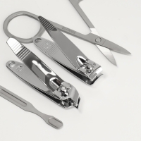 Набор маникюрный &laquo;GENTLEMAN&raquo;, 6 предметов, в футляре, разноцветный