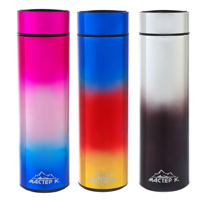 Термос, 400 мл, Basic, сохраняет тепло до 8 ч, термометр, микс Термос, 400 мл, Basic, сохраняет тепло до 8 ч, термометр, микс