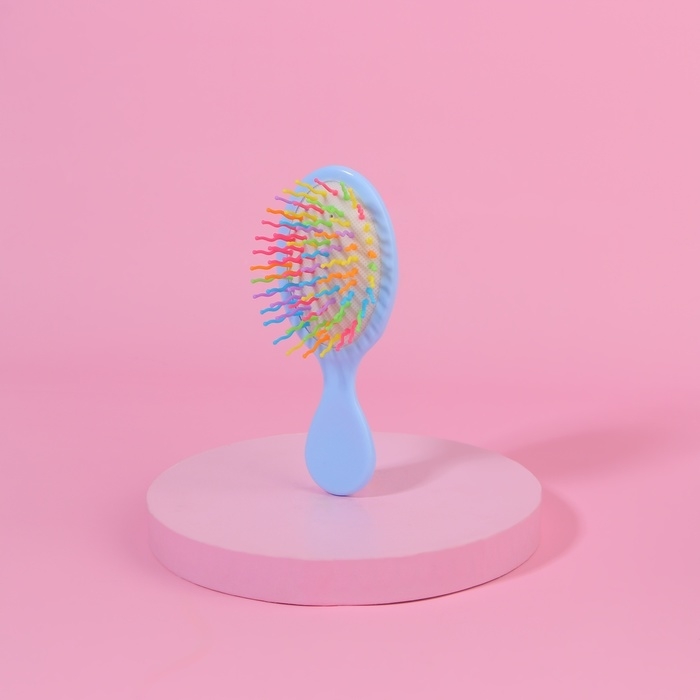 Расчёска - мини массажная, 14 × 6 см, рисунок МИКС Расчёска - мини массажная, 14 × 6 см, рисунок МИКС