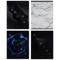 Тетрадь 80 листов в клетку на скрепке Motion Graphics, обложка мелованный картон, МИКС Тетрадь 80 листов в клетку на скрепке Motion Graphics, обложка мелованный картон, МИКС