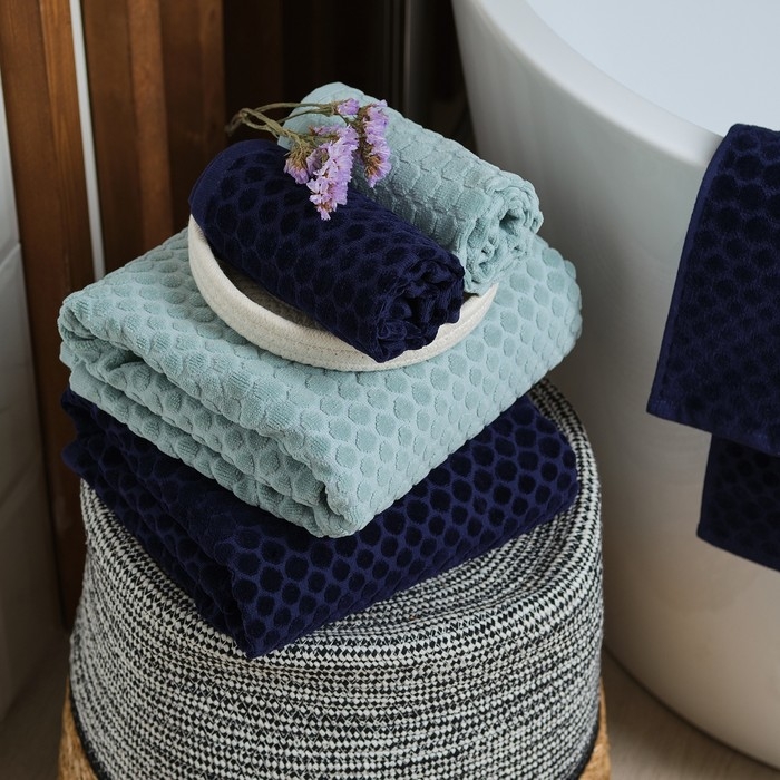 Полотенце махровое Love Life &laquo;Комфорт&raquo; 50х90 см, серо-голубой, 100% хл, 500 гр/м2