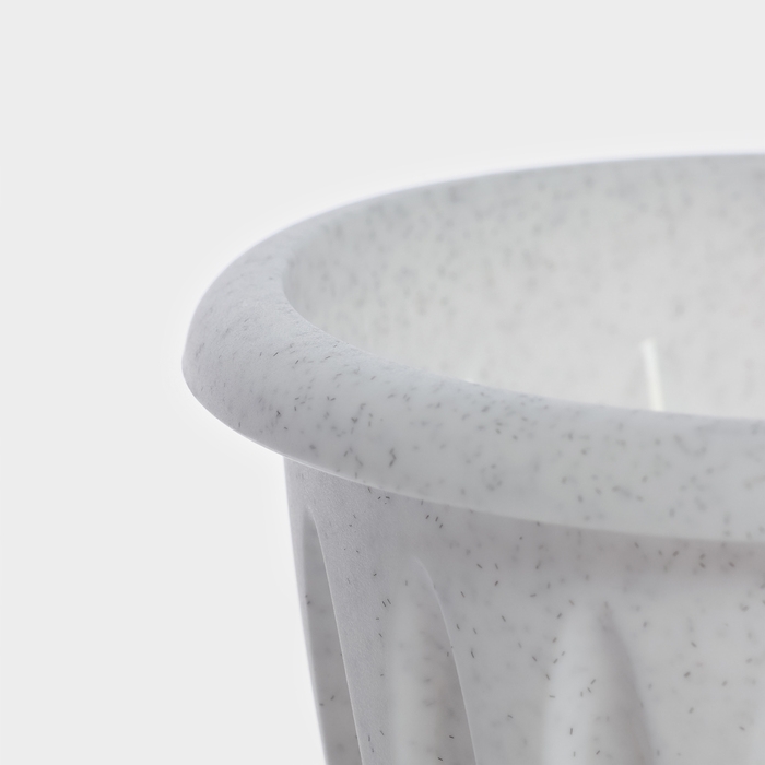 Горшок с поддоном &laquo;Фелиция&raquo;, 400 мл, цвет мраморный