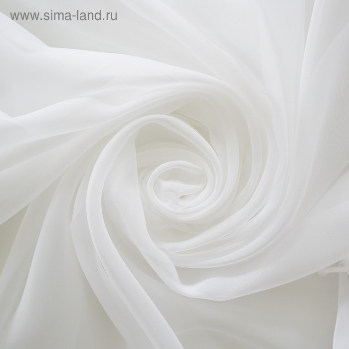 Штора-тюль Witerra 500х285см, белый, вуаль, пэ100% Штора-тюль Witerra 500х285см, белый, вуаль, пэ100%