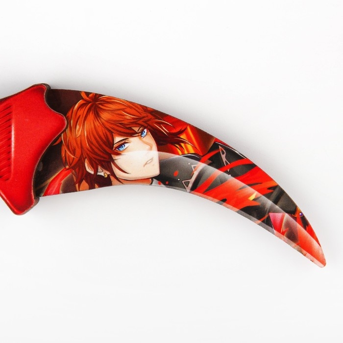 Сувенир, деревянное оружие, керамбит &laquo;Парень аниме&raquo;, 18 см.