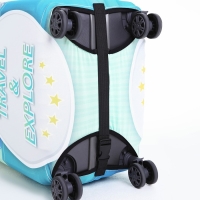 Чехол на чемодан 24", цвет бирюзовый Чехол на чемодан 24", цвет бирюзовый