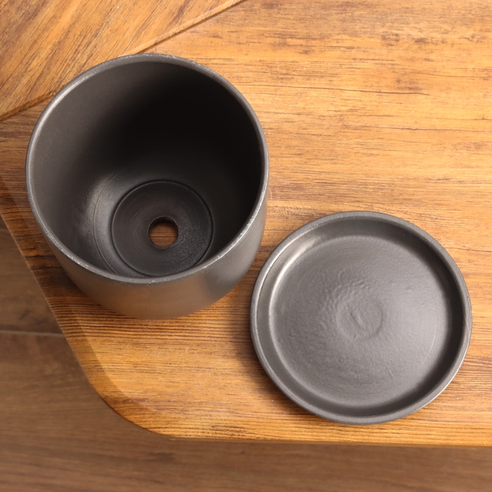 Горшок цветочный Орион графит 1.6 л