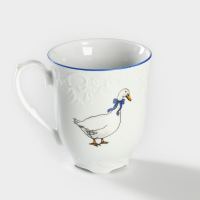 Кружка &laquo;Рококо. Гуси&raquo;, 300 мл, фарфор