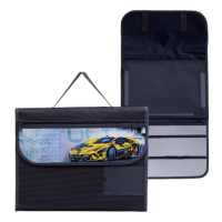 Папка для труда А4 с ручками, текстиль, раскладная на липучке, ПТР-10, &laquo;Дрифт&raquo;