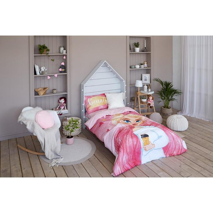 Постельное бельё &laquo;Этель&raquo; 1.5 сп Fashion girl 143х215 см, 150х214 см, 50х70 см -1 шт,100% хлопок, бязь