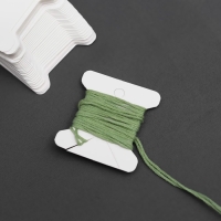 Органайзер для ниток мулине с бобинами, 18 съёмных ячеек, 27 &times; 18 &times; 4,5 см, цвет прозрачный