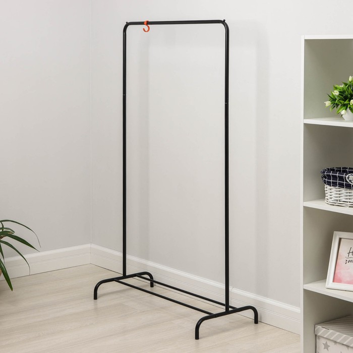 Вешалка для одежды &laquo;Радуга&raquo;, 82&times;39&times;147 см, цвет чёрный