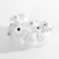 Ваза для цветов &laquo;Сердце&raquo;, белое, 3 х 9 х 20 см.