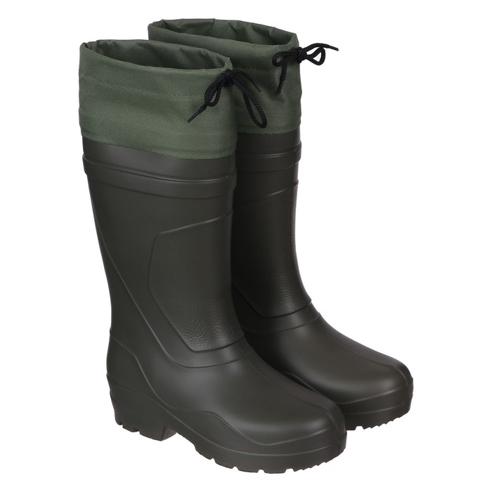 Сапоги мужские, цвет оливковый, размер 42