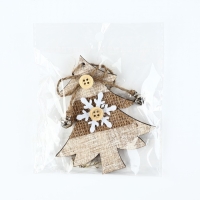 Ёлочная игрушка новогодняя &laquo;Ель&raquo;, на Новый год, дерево, 9х10 см