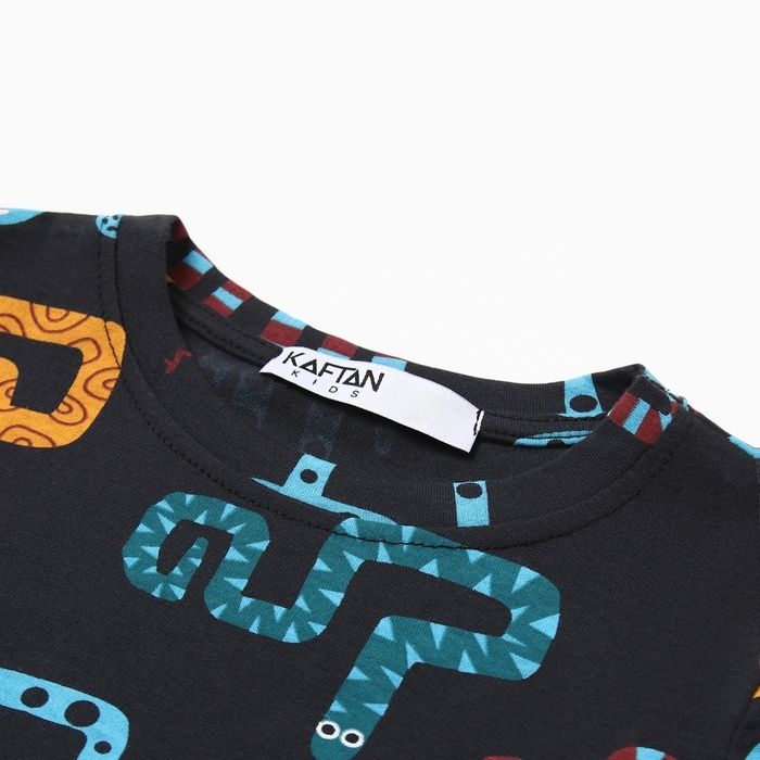 Пижама детская (лонгслив и брюки) KAFTAN Змейки р.28 (86-92)