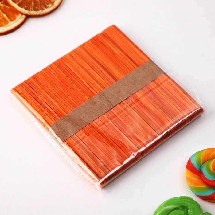 Палочки для мороженого деревянные &laquo;Сердечки&raquo;, набор 50 шт, 11.4 х 1 см