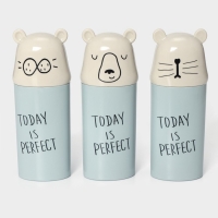 Футляр для зубной щётки и пасты «Ушастик», 7×4,5×19 см, цвет МИКС Футляр для зубной щётки и пасты «Ушастик», 7×4,5×19 см, цвет МИКС