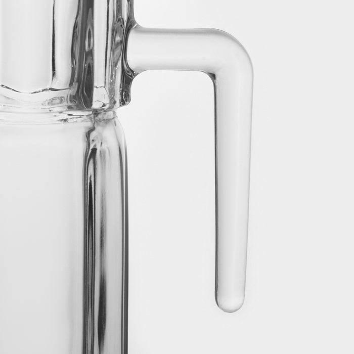 Кувшин стеклянный Kosem, 1,25 л, красная крышка