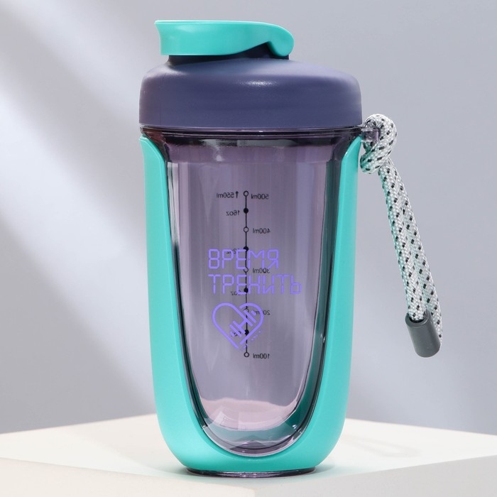 Шейкер «Время тренить», 550 мл Шейкер «Время тренить», 550 мл