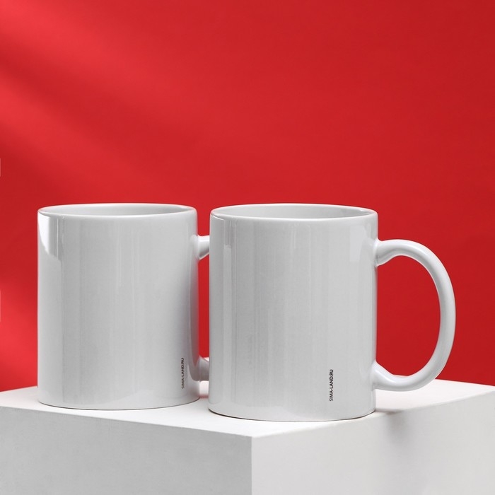 Набор кружек для двоих &laquo;Мама отдыхает, папа выпивает&raquo;, 2 кружки, 320 мл