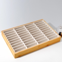 Подставка для украшений 35×24×5, 40 ячеек, цвет бежевый Подставка для украшений 35×24×5, 40 ячеек, цвет бежевый