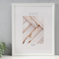 Фоторамка пластик "МИРАМ" 40х50 см, 642968-16, белый (пластиковый экран) Фоторамка пластик "МИРАМ" 40х50 см, 642968-16, белый (пластиковый экран)