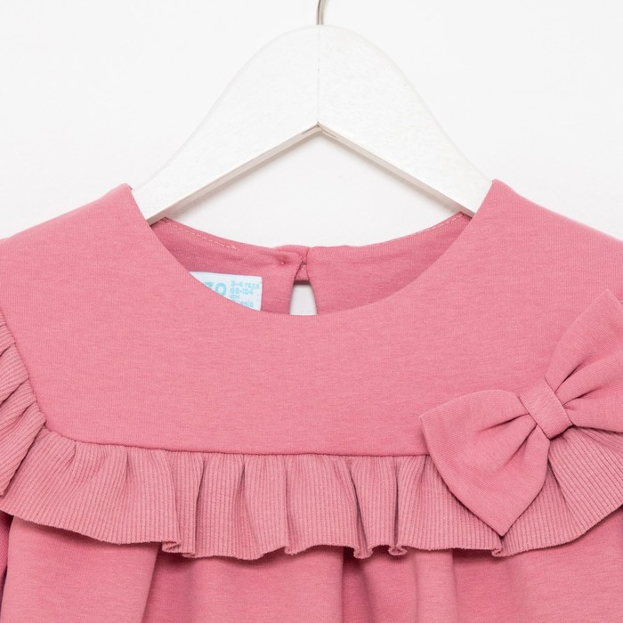 Платье для девочки KAFTAN "Basic line", размер 34 (122-128), цвет розовый