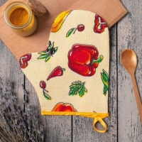 Рукавичка МИКС (фас 10шт) вафля 160 гр, ватин Рукавичка МИКС (фас 10шт) вафля 160 гр, ватин