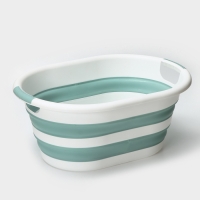 Таз складной &laquo;Флекс&raquo;, 25 л, 54&times;38.5&times;7 см, цвет морская волна