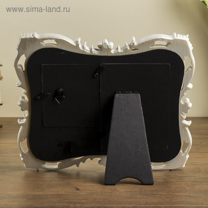 Фоторамка полистоун на 2 фото 6х9, 9х13 см Фоторамка полистоун на 2 фото 6х9, 9х13 см "Тюильри" стразы 20х24 см