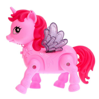 Музыкальная игрушка «Чудо мороженое: Единорог» ходит, звук, свет, с аксессуарами Музыкальная игрушка «Чудо мороженое: Единорог» ходит, звук, свет, с аксессуарами