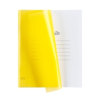 Тетрадь 48л кл ЖЁЛТАЯ, пласт обл, блок офсет Тетрадь 48л кл ЖЁЛТАЯ, пласт обл, блок офсет
