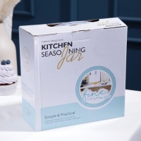 Блюдо керамическое для пирожных 3-х ярусное &laquo;Марбл&raquo;, d=15/18/20 см