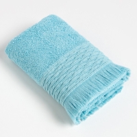 Полотенце махровое LoveLife &laquo;Аморе&raquo; 30х50 см, голубой, 100% хлопок 450 гр/м2