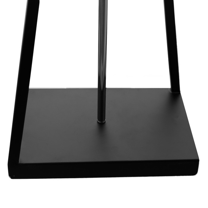 Торшер 16436/1 Е27 40Вт черно-хромовый 41х43х142 см