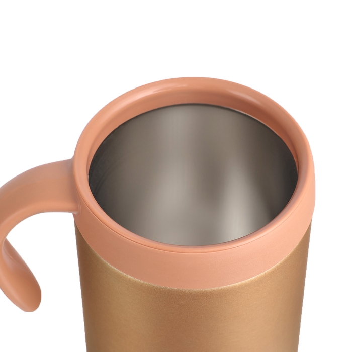 Термокружка, 450 мл, Hot & Сool, сохраняет тепло 12 часов, 13 х 16 см, золото Термокружка, 450 мл, Hot & Сool, сохраняет тепло 12 часов, 13 х 16 см, золото