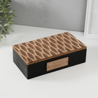 Шкатулка дерево "Релакс и наслаждение" 12х22х6,5 см Шкатулка дерево "Релакс и наслаждение" 12х22х6,5 см