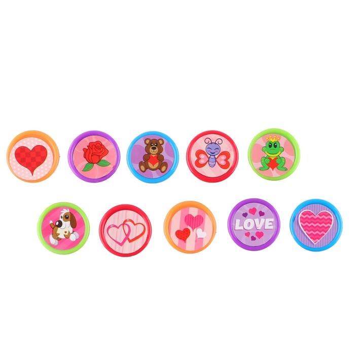 Печать цветная &laquo;Романтика&raquo;, набор 10 шт., МИКС