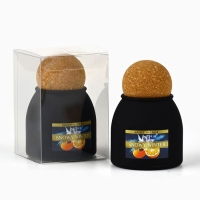 Свеча новогодняя, аромат пряный цитрус , 9 х 6,5 см Свеча новогодняя, аромат пряный цитрус , 9 х 6,5 см