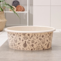 Таз круглый &laquo;Русская банька&raquo;, 20 л