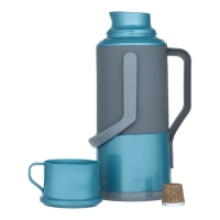 Термос 1.2 л, со стеклянной колбой, сохраняет тепло 24 ч, бирюзовый Термос 1.2 л, со стеклянной колбой, сохраняет тепло 24 ч, бирюзовый